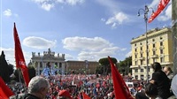 Italie : Manifestation