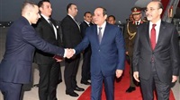 El-Sissi arrive au