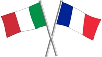 France-Italie : Borne
